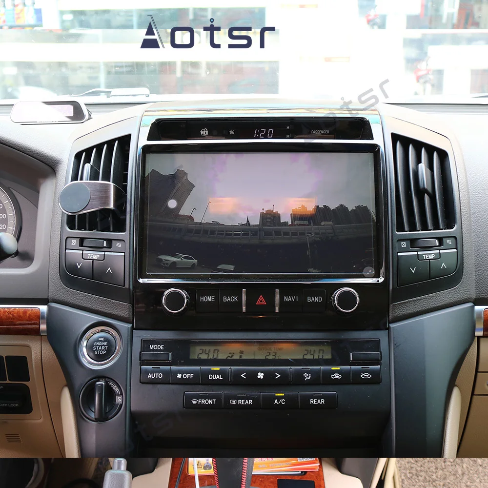 For Toyota Land Cruiser 200 2008 - 2015 Android 9 Auto Car video Player Radio GPS Navigation Autostereo Multimedia IPS Screen