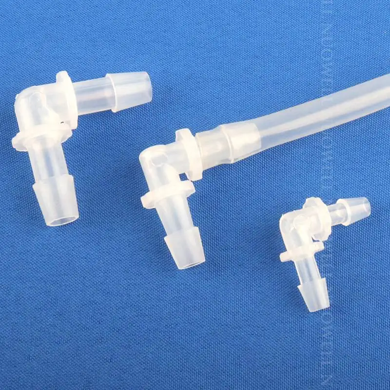 5~200pcs 4~20mm Food Grade PP Equal Elbow Connectors Fish Tank Pipe Joints Garden Water Connector Air Pump Tube Hose Connectors