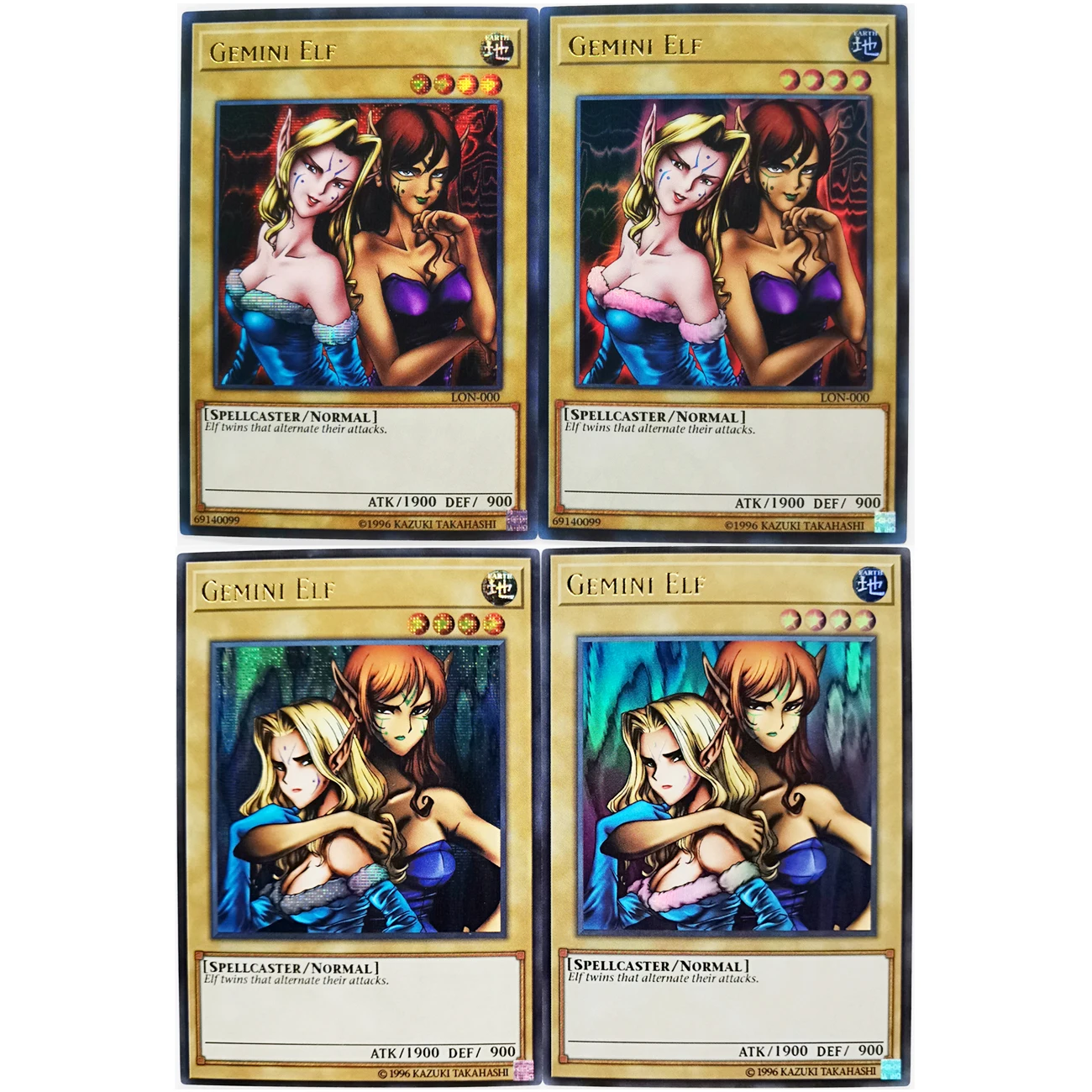 Yu Gi Oh SR Gemini Elf Bahasa Inggris DIY Mainan Hobi Hobi Koleksi Koleksi Game Anime Kartu