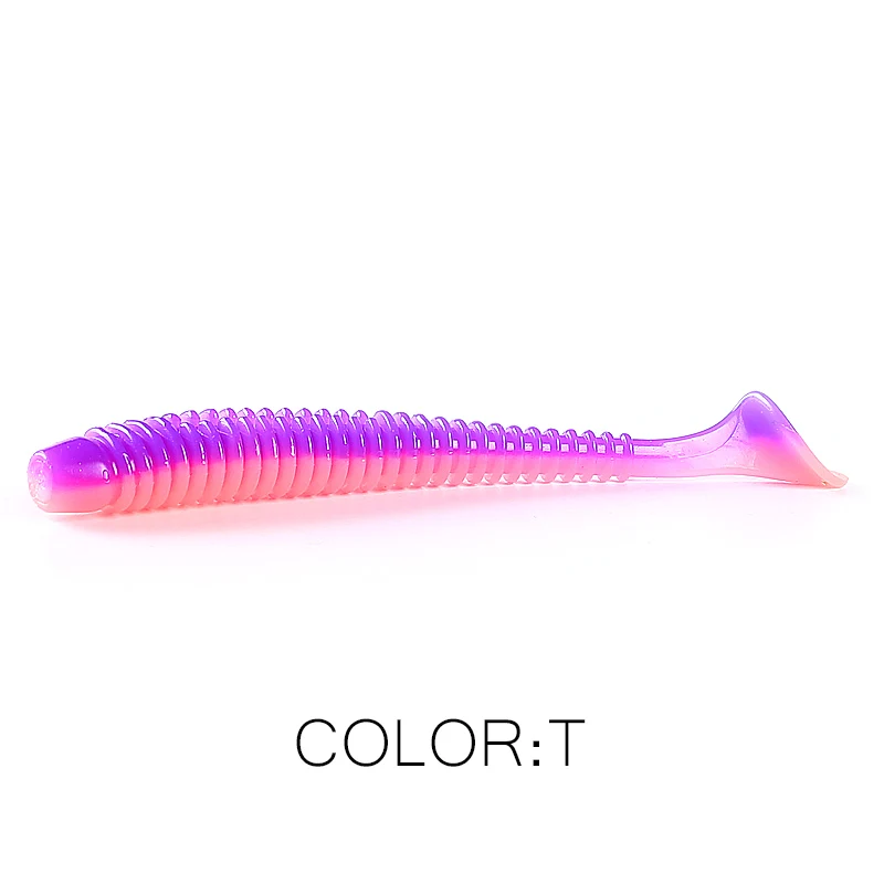 2023 HEIßER Auswirkungen Ring Shad Angeln Locken Weiche 63mm 80mm 97mm Kunststoff Köder Swimbait Jigging LureBait barsch Köder