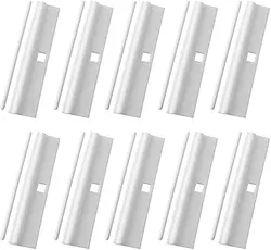 10PCS Vertical Curtain Simple Hanging Film, Vertical Blind Top Hanger, Vertical Curtain Repair Clip, Vertical Blind Repair Blade