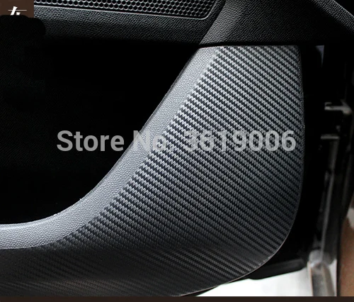 TOMMIA For Honda Jade 2013-2017 Car Inside Door Cover Scratch Protection Anti Kick Pads Carbon Fiber Stickers 4pcs