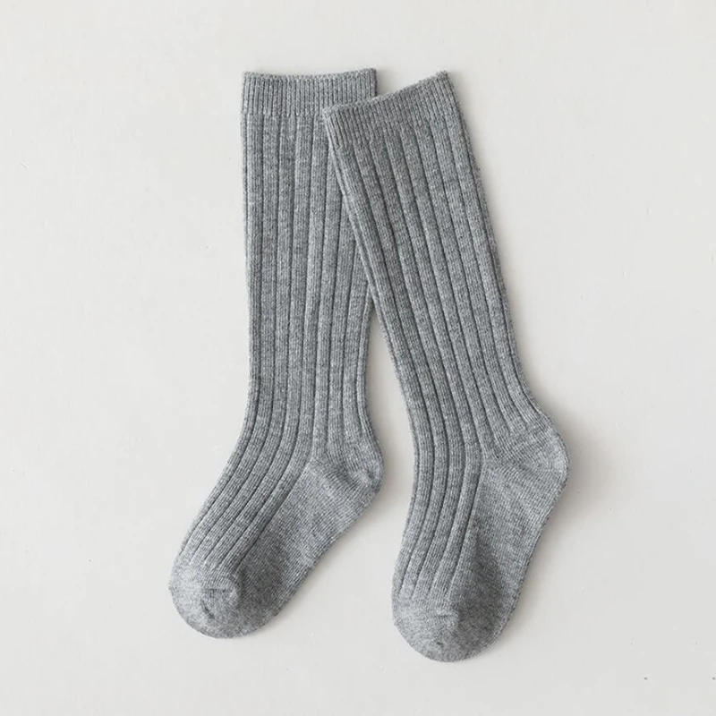 Spanische Kindersocken, gestreift, für Jungen und Mädchen, Baumwollsocke, atmungsaktiv, kniehoch, lange Baby-Socken, Schuluniform-Socken, 0–7 Jahre – Detail 23