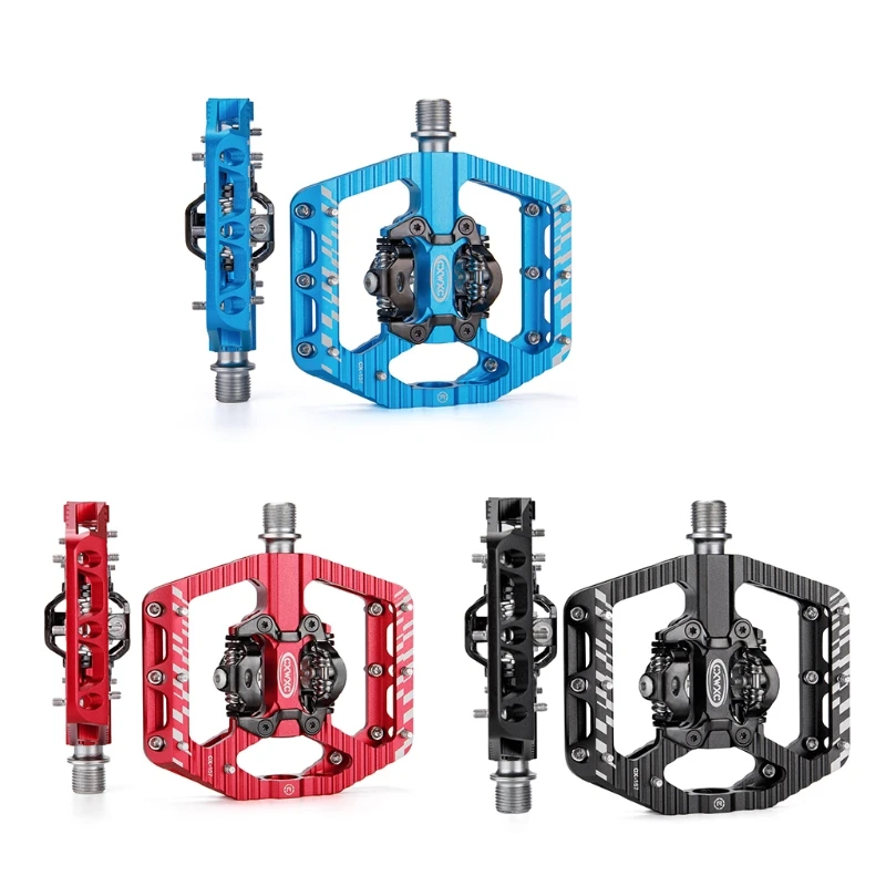 

2024 New Bike Pedals 3 Bearing Aluminum Alloy Mountain Bike Palin Pedal Platform Pedals