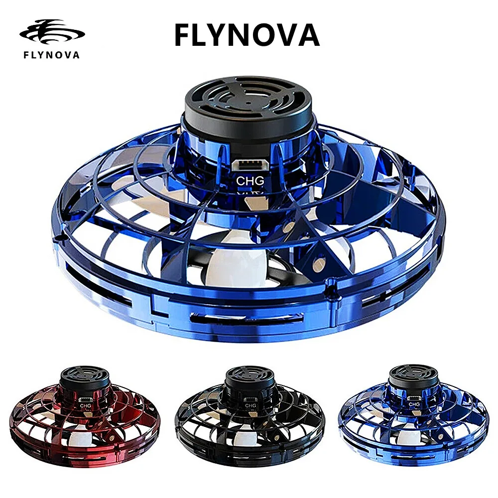 Flynova Drone Fly Spinner dzieci dzieci dorosłych zabawki typu Fidget Mini UFO Flyorb latający Spinner Dropshipping