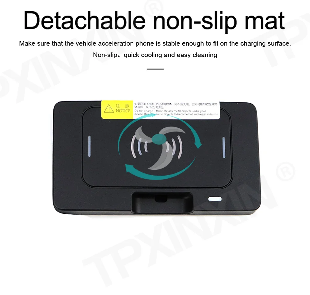 

QI Car Wireless Charger For Audi Q5L 2018 Intelligent Infrared Fast Wireless Charging Car Phone Holder For Iphone Samsung