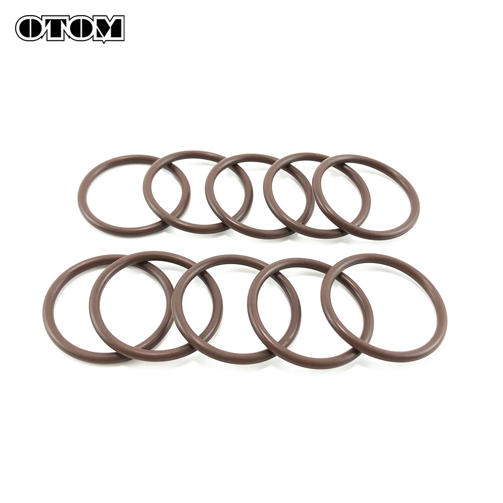 OTOM Motorcycle 10 Pcs Two-stroke Exhaust O-ring Engine Manifold Gasket Seal Fluorine Rubber 0770380030 For KTM SX XC 85 105 XCW