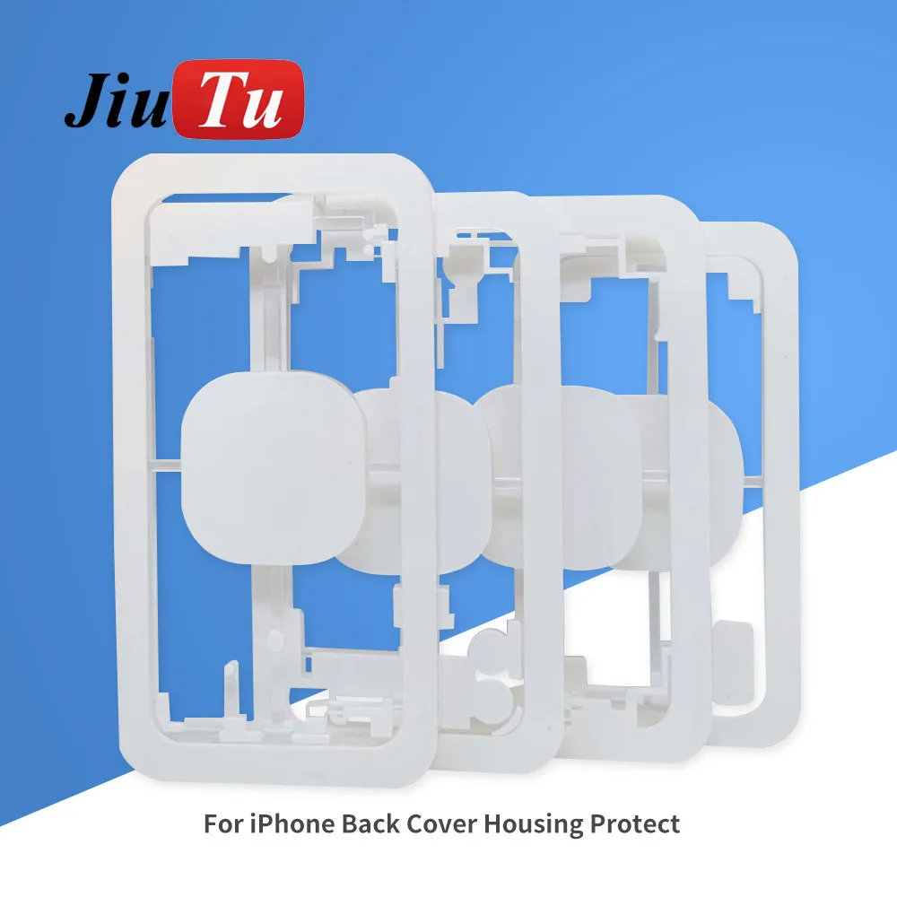 19PCS Full Set Jiutu Physical Drawing Guard Mold Protection For iPhone 8G To 14Promax Back Glass Removal with Laser Machines