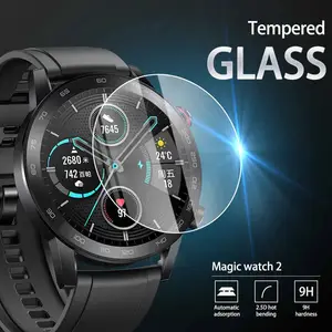 5pcs 9h Premium Tempered Glass For Huawei Honor Watch Magic 2 46mm Smartwatch Screen Protector Film Accessories Smart Accessories AliExpress