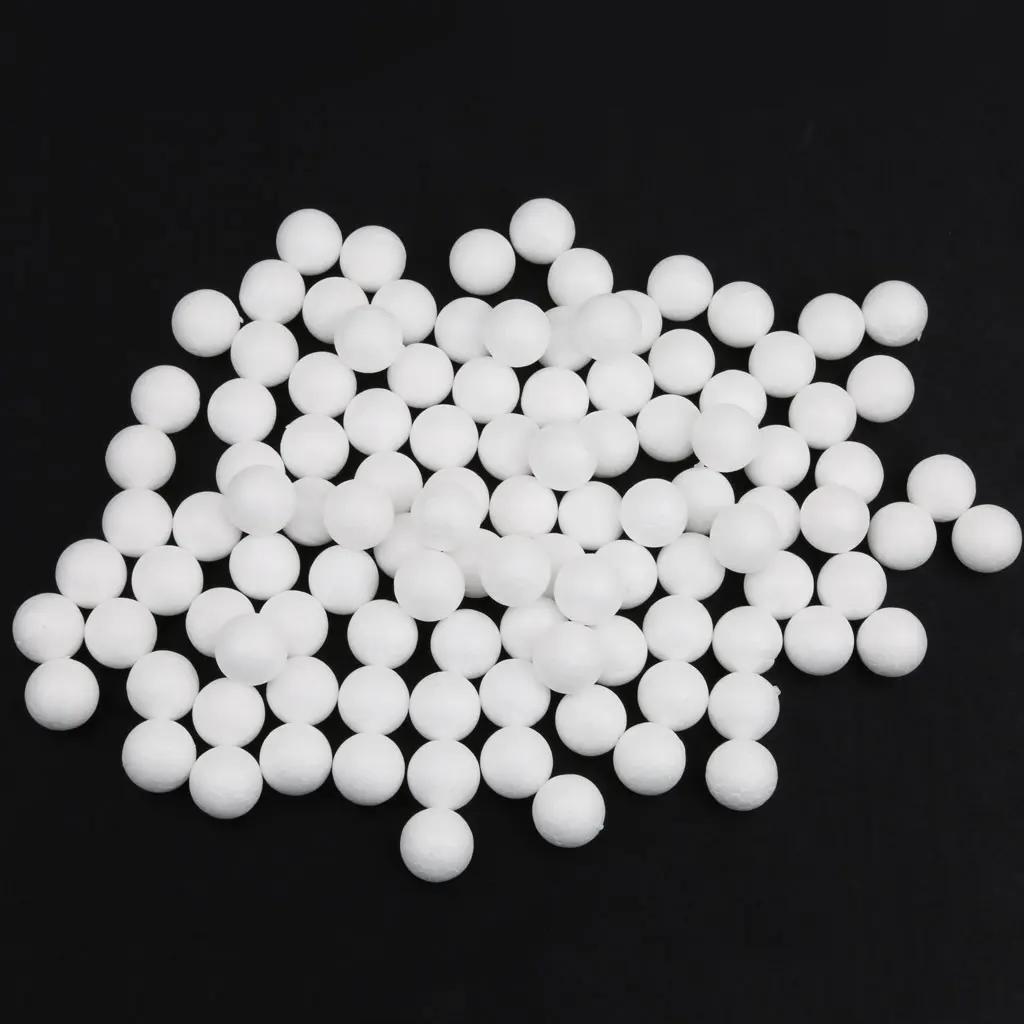 100set   Mini   Foam   Ball   Polystyrene   Foam   Balls   Art   Work   10mm