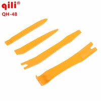 Qili QH-48 Car Panel Remover kit Car Audio Dash Removal plastic Pry Tool Trim Fastener&Molding Remover tool Set 4PCS Per Package