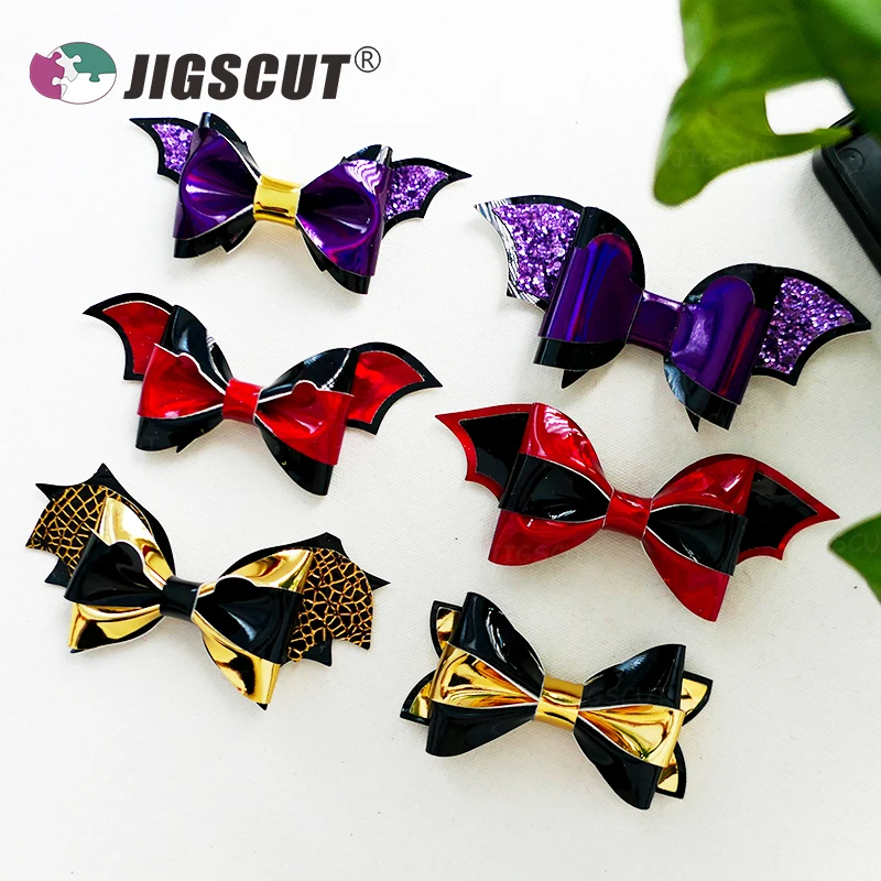 Halloween hair bow mold, metal steel ruler and wood cutting dies can be used for most machines on the market