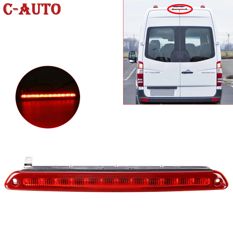 

Car Rear 3rd High Level Mounted Brake Stop Light Tail Stop Signal Lamp For Mercedes Sprinter W906 2006-2018 2019 A9068200456