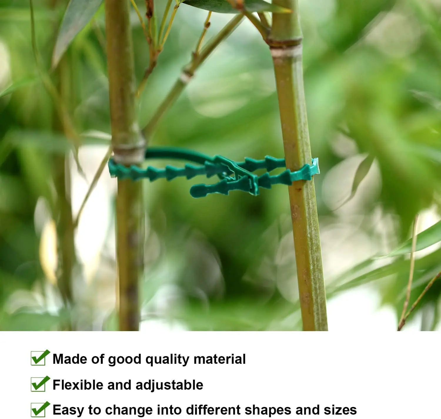 50 Pieces Adjustable Flexible Garden Plant Twist Ties Multi-Function Sturdy Plant Support Tree Shrub 13.5cm/ 22.5 cm