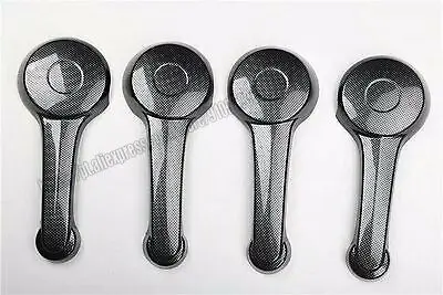 FOR HONDA CR-V CRV 2007 2008 2009 carbon fiber car Inner door armrest trim 4pcs