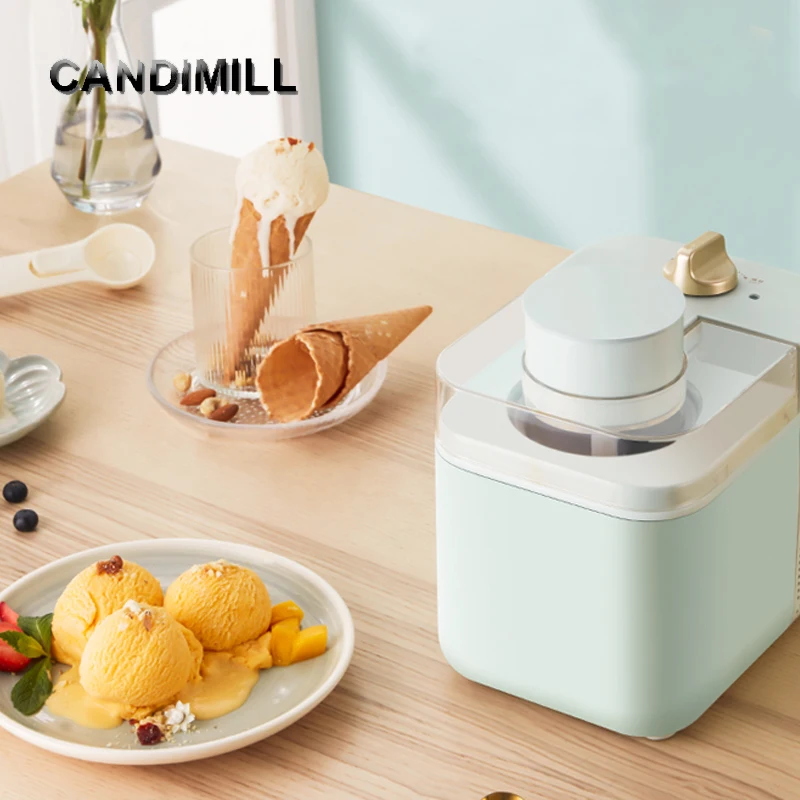 CANDIMILL ホームイタリアンアイスクリームマシンミニシャーベットフルーツデザートアイスクリーム成形機 500 ミリリットル容量アイスクリームメーカー