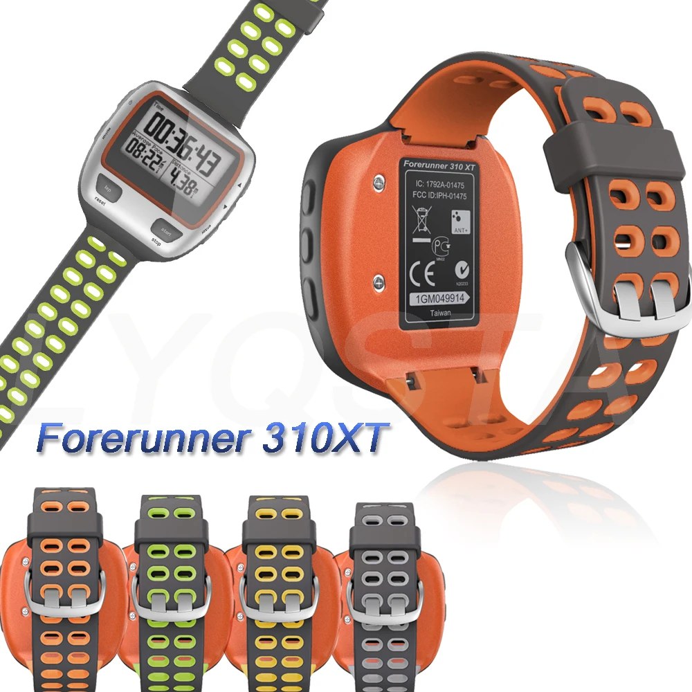 Silicone Wristbands Strap For Garmin Forerunner 310XT Watchband Running Swim Forerunner 310 XT Sports Smart Watch Band bracelet