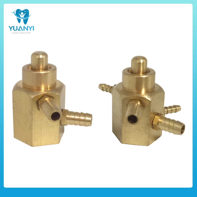 

1pcs Dental Unit Chair accessories Foot control Valve Switch Dental clinic 3mm 5mm Multifunction For Pedal swith valve 2/4 holes