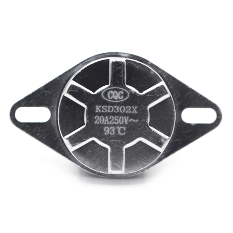 Ksd302x/s/t 20a/16a termostato interruptor de controle temperatura aquecedor de água elétrico chaleira elétrica termostato retailsale