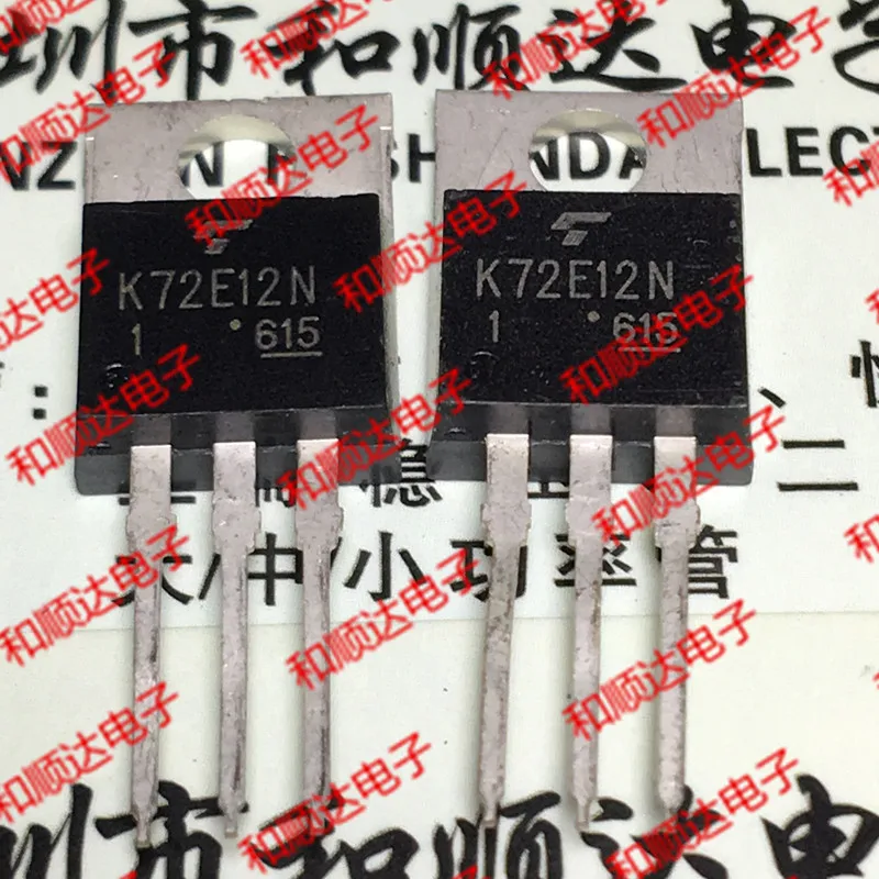 Original New / 5pcs / TK72E12N1 K72E12N1  TO-220 120V 179A