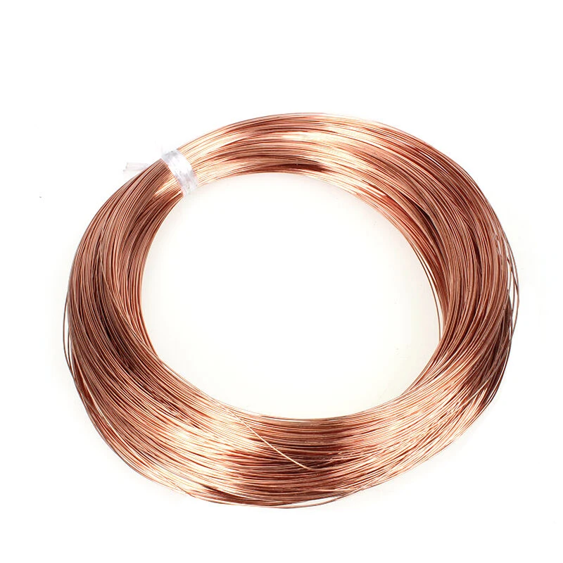 

1mm 1.5mm 1.8mm 2mm 3mm 4mm 5mm 99.5% Pure Copper C11000 Cu-ETP Cu-ETP Wire Round Solid Uncoated 10 Meters/Roll