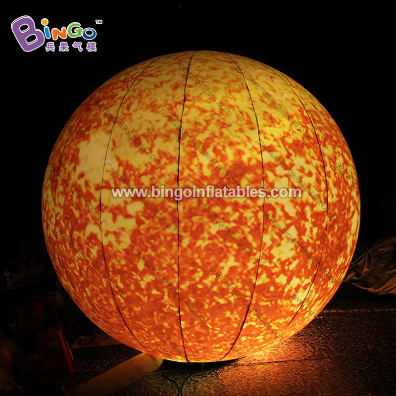 Palloncini gonfiabili modello sole a tema pianeti con spedizione gratuita con luci per la decorazione - BG-Z0018