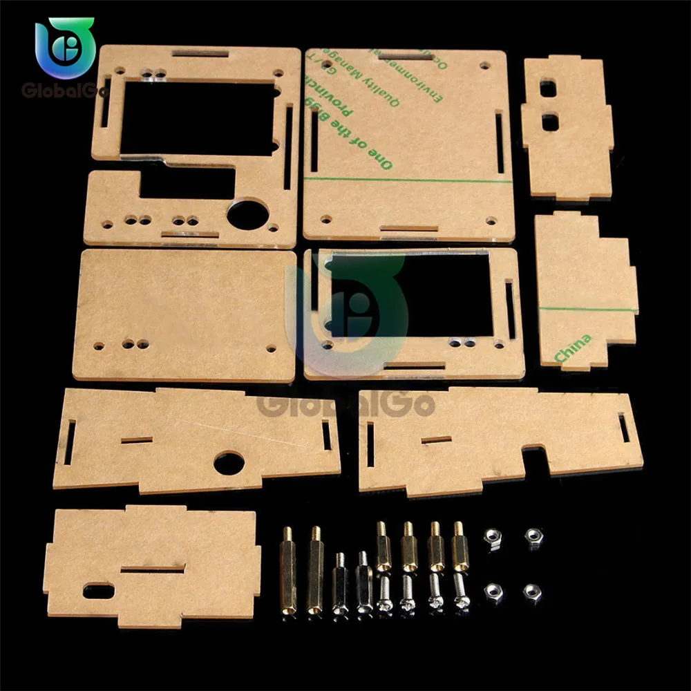 Acrylic Transparent Case Shell for TFT GM328 Transistor Tester Diode LCR Meter PWM Square Wave DIY Kit