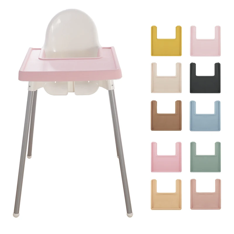 New Design BPA Free Coverage Silicone Placemat Baby Highchair Feeding Solid Food Plate Mat Children\'s Tableware