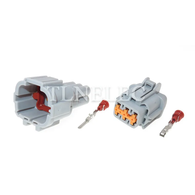 6188-0560 6189-1175 Sumitomo 6 PIN ชายหญิงสีเทากันน้ำ Auto Connector ไฟหน้าวิ่งกลางวันปลั๊กสำหรับ teana