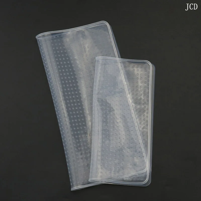 JCD 1 piece food grade Keeping Food Hygienic Wrap Reusable high stretch Silicone Food Wraps Seal Vacuum Cover Stretch Lid