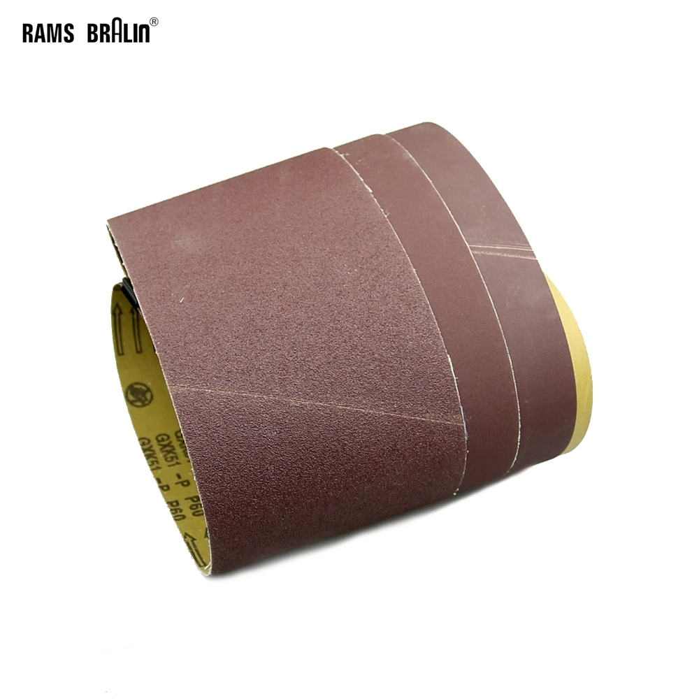 1 piece 1220 *150 /100 /75 /50 mm Abrasive Sanding Belts Wood Soft Metal Grinding