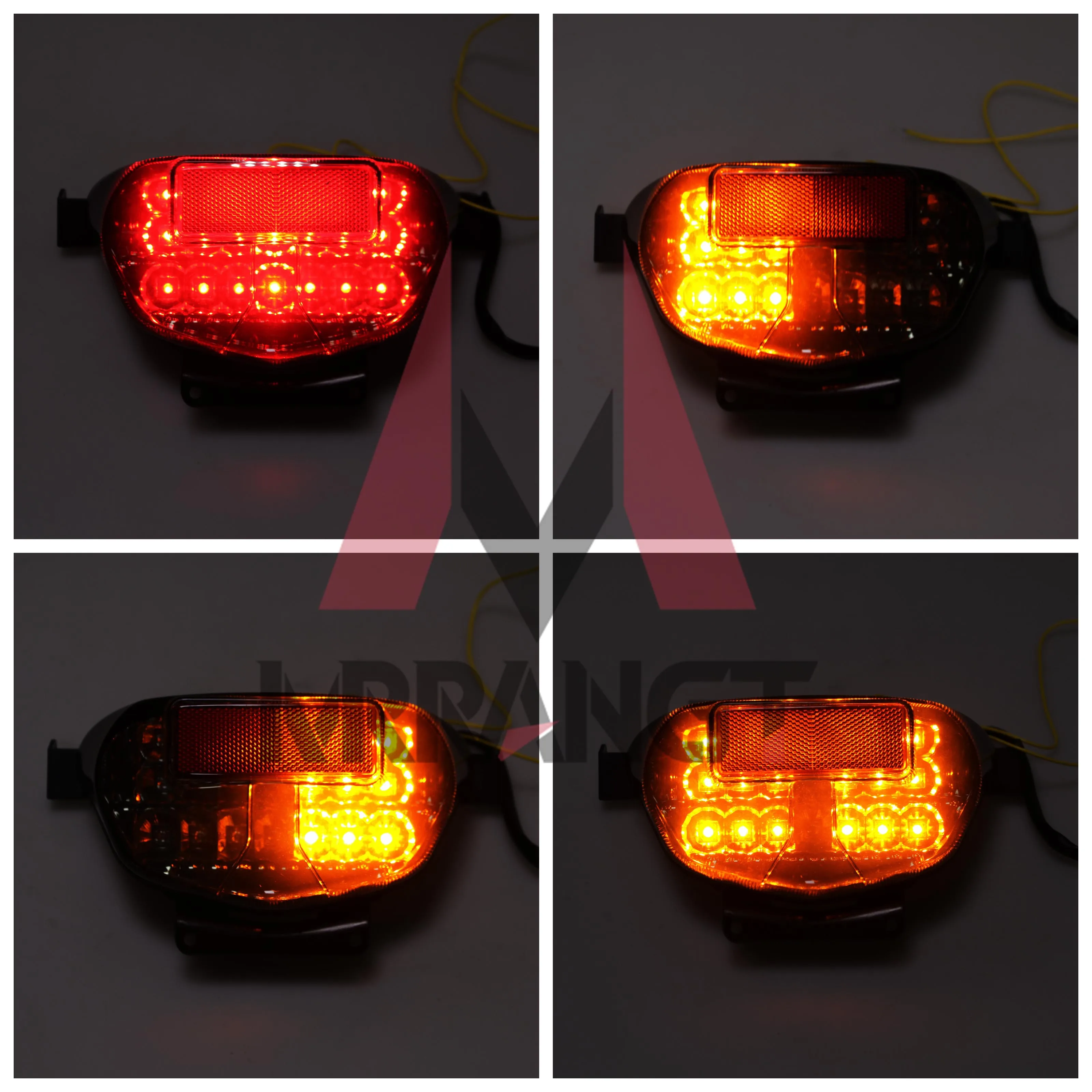 For Suzuki GSXR750 GSXR 750 00-03 GSXR600 GSXR 600 2001-2003 GSXR1000 K1 K2 Integrated LED Rear Tail Light Brake Turn Signals