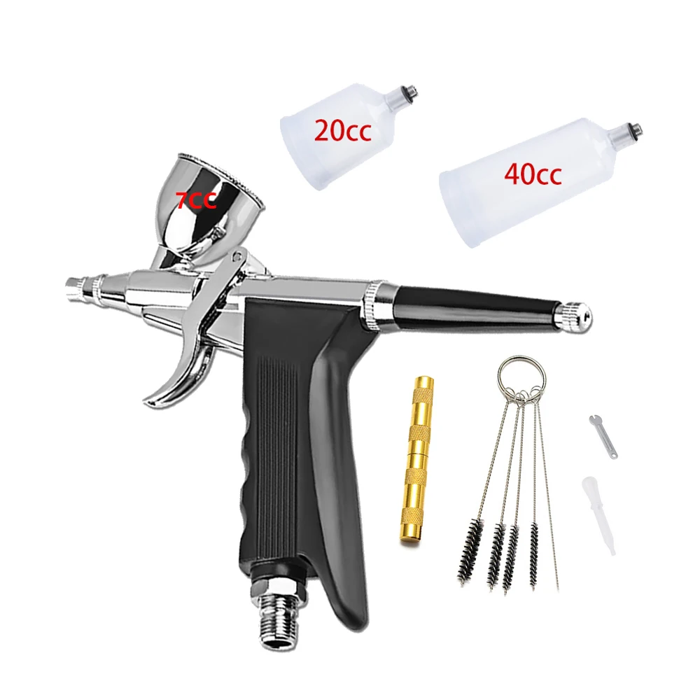 Pistola a spruzzo del mestiere del modello di automobile di tasto di Temprrary della macchina della penna di innesco dell'aerografo ad alta capacità di doppia azione