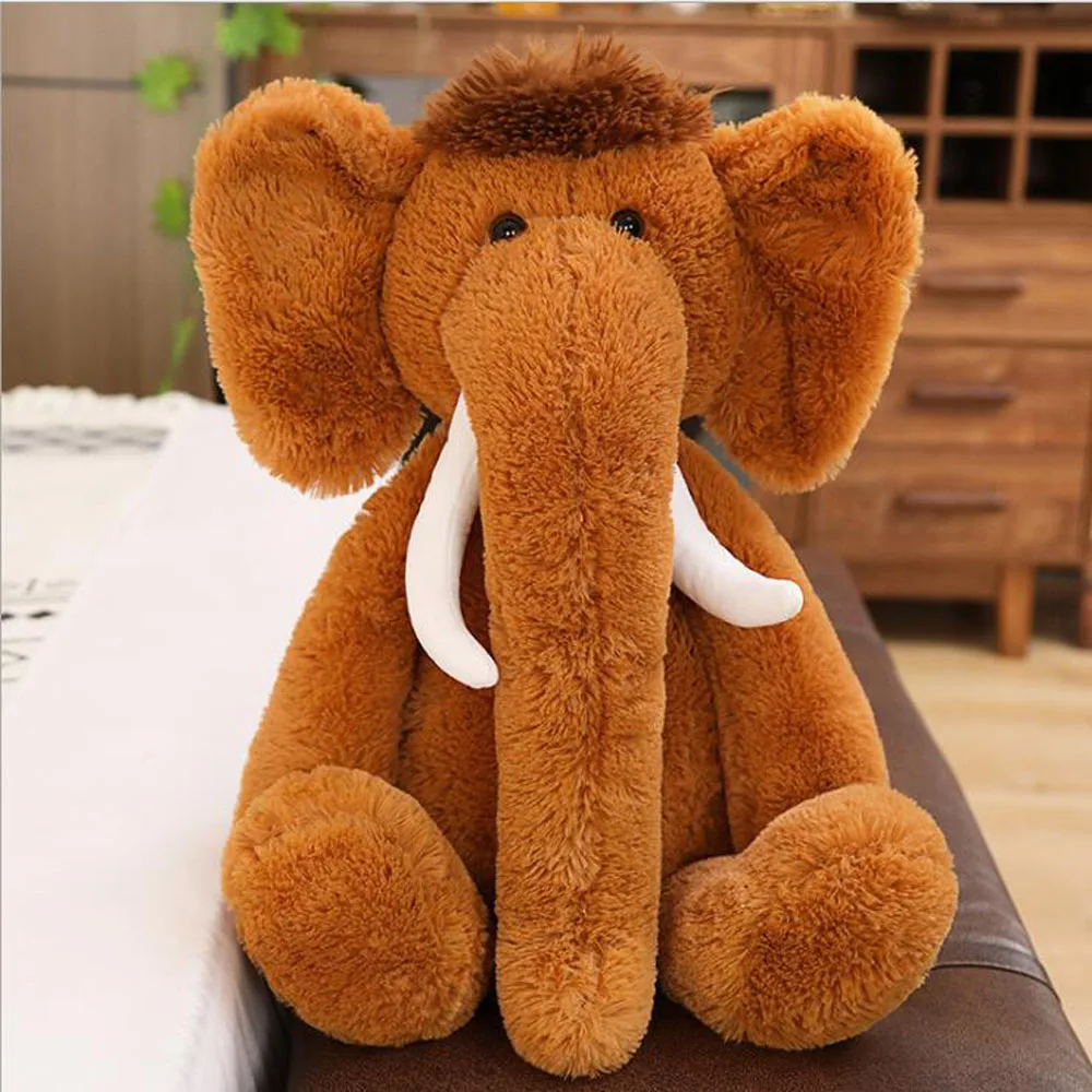 

Cute Long-nosed Elephant Stuffed Plush Toy for Children Animal Doll Gift Soft Cuddly Toy