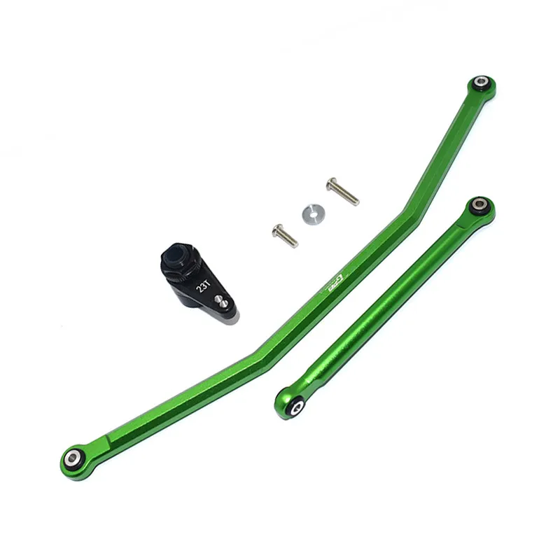 GPM Axial 1/10 RBX10 Metal Front Steering Rod + 7075 Two-Hole Spring Unloading Type 23t Steering Gear Arm AXI234020 AXI231026