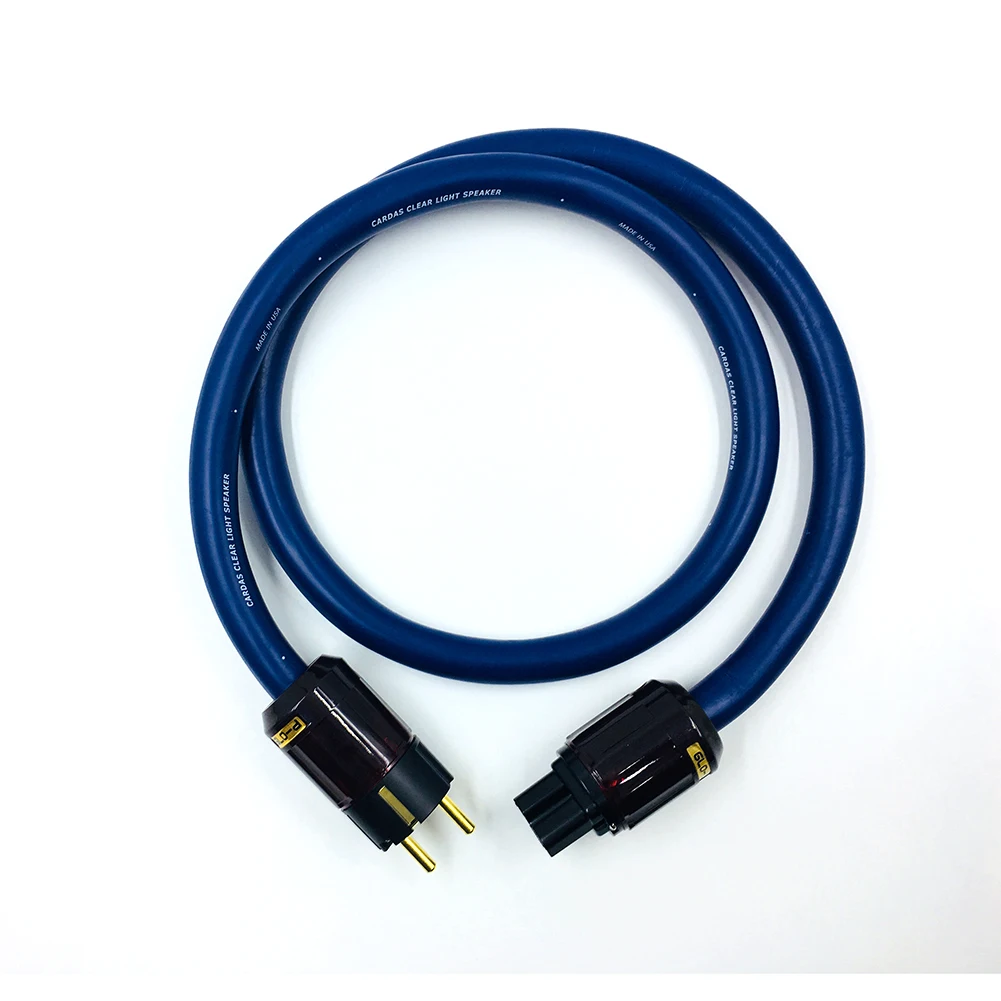 

Hifi Cardas golden reference ,AC power extension cord cable, P-079E/C-079 EU version Connector Gold Plate