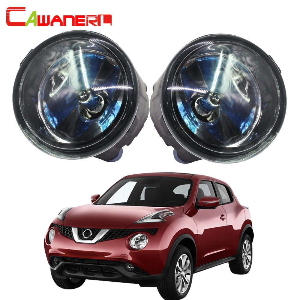 Cawanerl For Nissan Juke F15 Hatchback 2010-2014 100W Car Halogen Fog Light DRL Daytime Running Lamp 12V Accessories