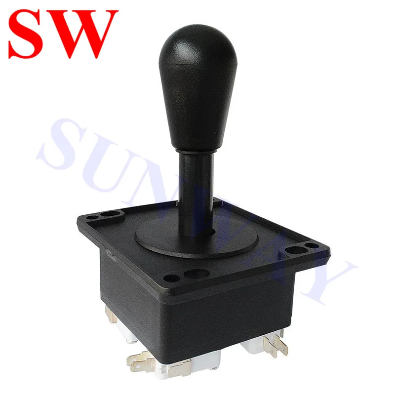 Joystick d'arcade happ rouge/noir, 2 pièces, Joystick de Style américain avec micro-interrupteurs pour distributeur automatique d'arcade Jamma