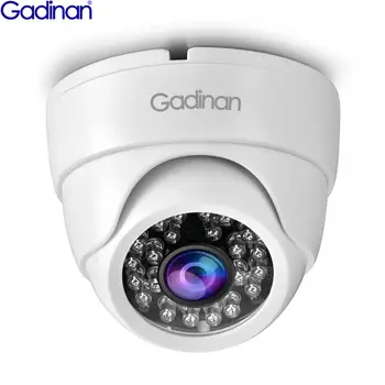 Gadinan AHD カメラ 5MP 1080P ミニドーム CCTV カメラ ABS プラスチック 24 個 IR Led ナイトビジョン BNC 屋内 IR カットセキュリティ保護