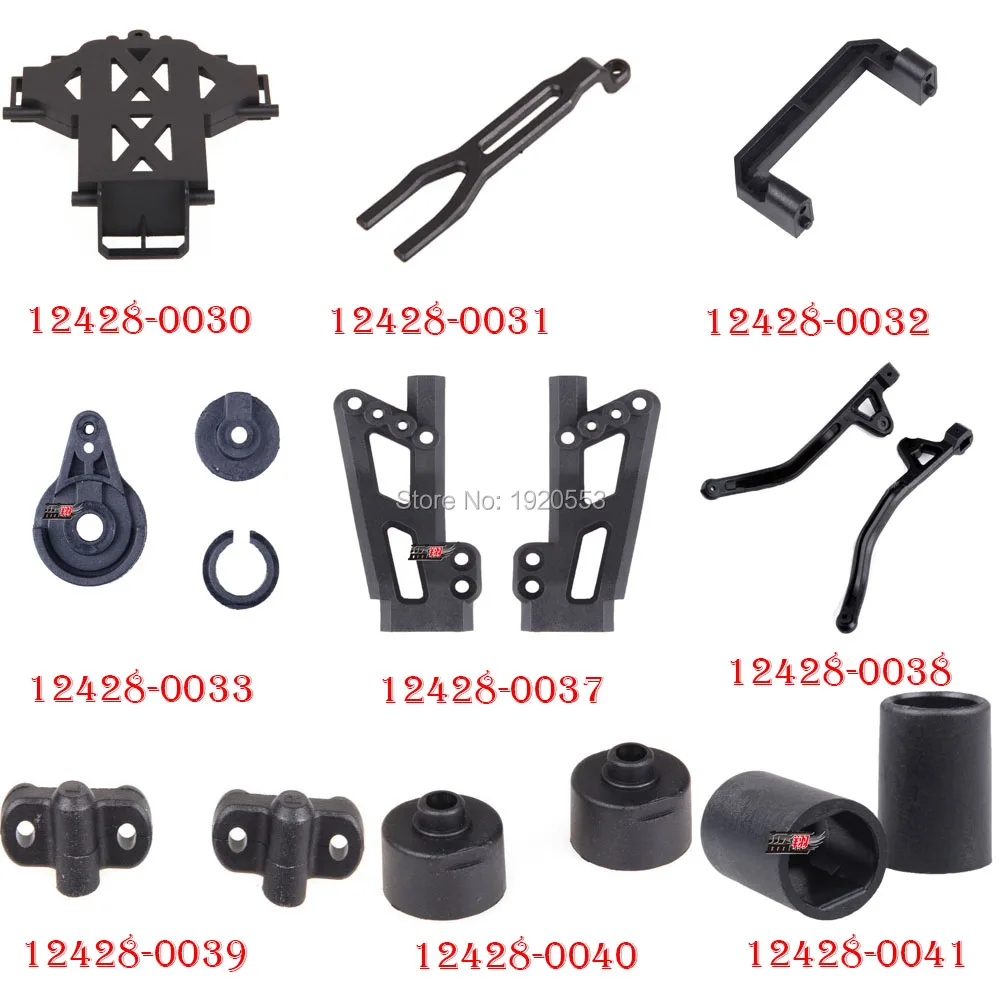 12428-0030 12428-0031 12428-0032 12428-0033 12428-0037 0038 0039 0040 0041 Spare Parts For WLtoys 12423 12428 1/12 2.4G RC Car