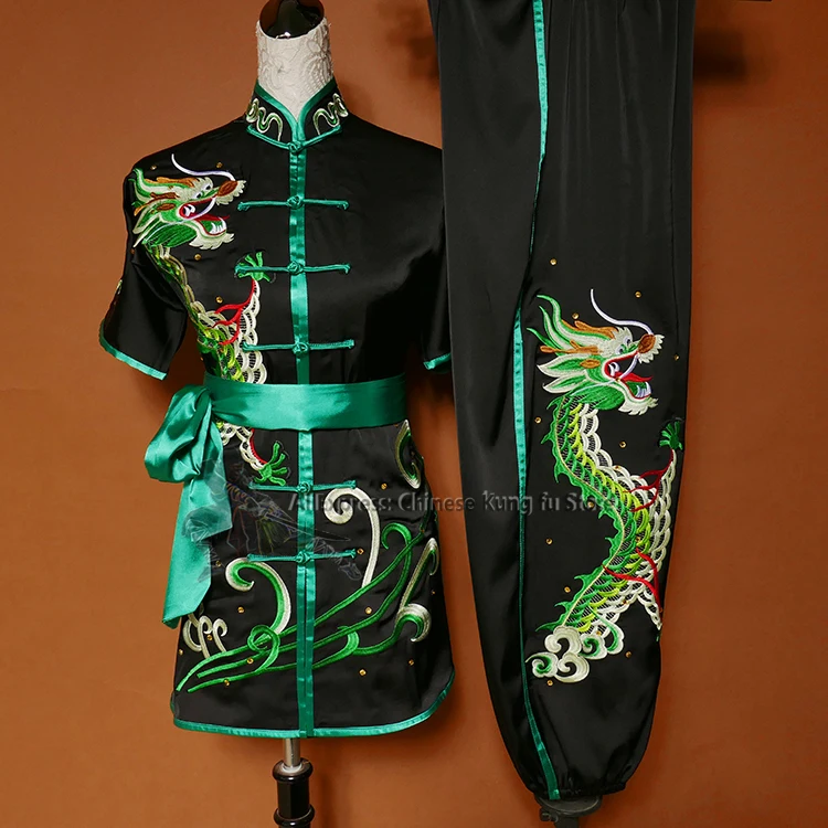 

High Quality Embroidery Changquan Tai Chi Suit Shaolin Kung fu Martial arts Uniform Custom Tailor Need your Measurements