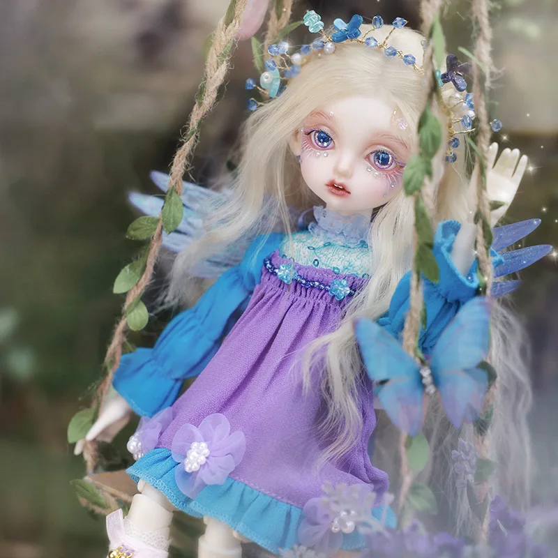 Lana BJD 인형 1/6 아트 장난감, 소녀 롤 할로윈 해골 머리핀 혼 판타지 풀세트 피규어 UT 바디 라티 에이미라이