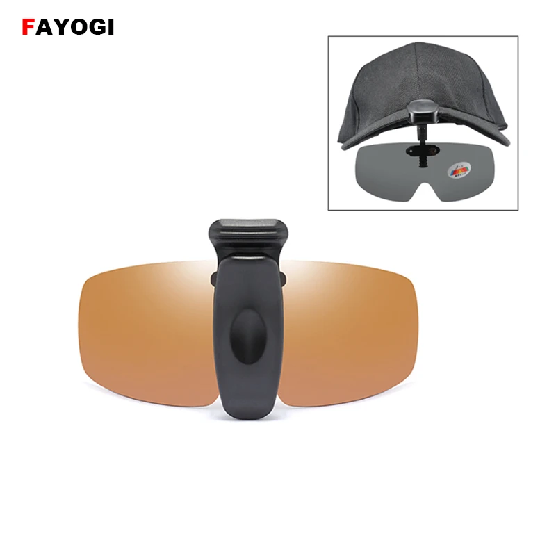 

Polarized Cap Clip on Sunglasses Hat Visors Sport Goggles Clips For Fishing Biking Hiking Golf Eyewear UV400