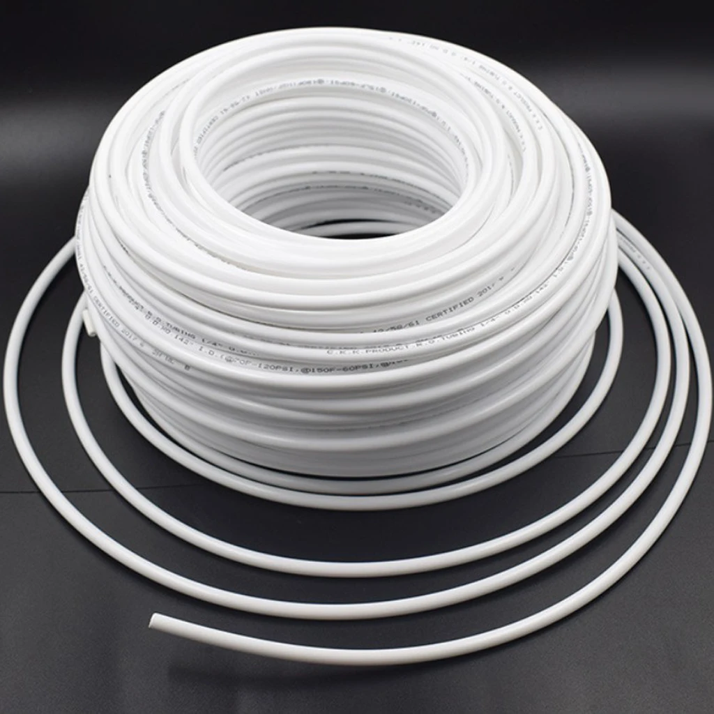 100m water tube 1/4\'\' quick hose Pipe For RO Water Filter System Aquarium PE Reverse Osmosis