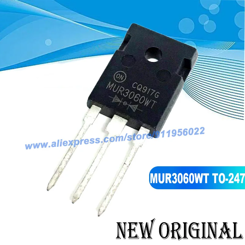 (5 Pieces) MUR3060WT  TO-247 600V 30A / MUR60120  1200V 100A / MUR60100 1000V 60A / MUR3080  800V 30A TO-247-2 TO-247