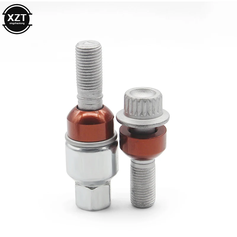 4pcs Car Tire M14x1.5 Anti theft Screw Bolts Security Wheels for Audi Q7 Volkswagen forTouareg Porsche Cayenne