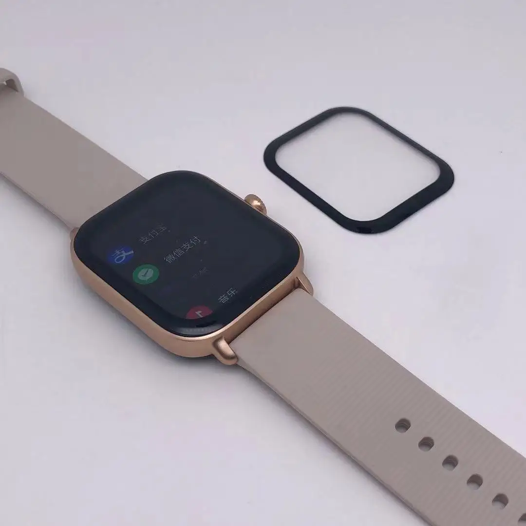 Penutup Pelindung Film Tepi Lembut Melengkung 3D untuk Huami Amazfit GTR 3/3pro/GTS3 GTR3 Pro Aksesori Pelindung Layar Jam Tangan