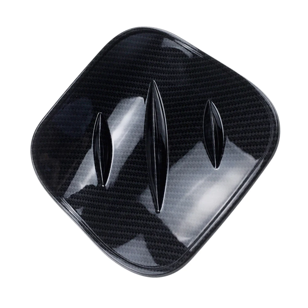 1Pcs Carbon Fiber Style Car Body Gas Cap Fuel Tank Protection Cover Trim for Toyota CHR C-HR 2016-2019 ABS Accessories