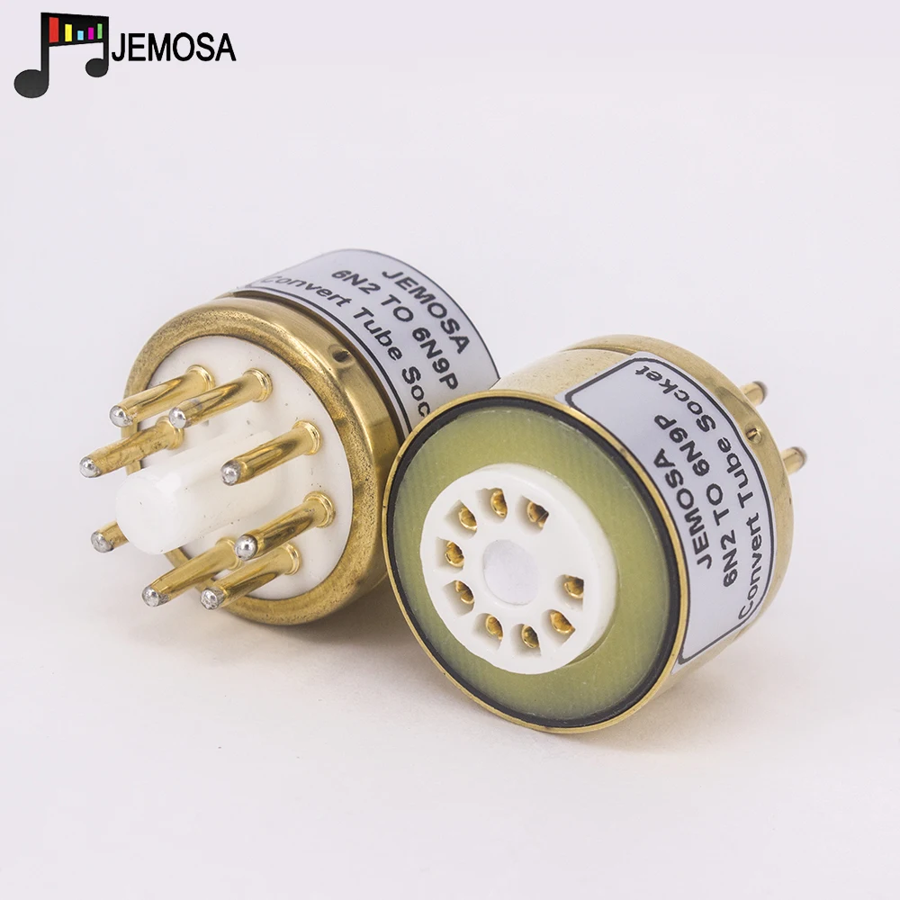 Enchufe de tubo de 9 pines 6N2 6N6 ECC88 6922 a 6N8P 6N9P 6SN7 6SL7, amplificador de tubo de vacío de Audio HIFI, adaptador de conversión, 1 unidad