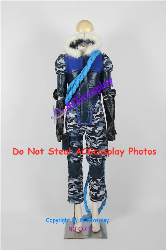 League of Legends Arctic Ops Varus Cosplay Costume include boots covers acgcosplay costume